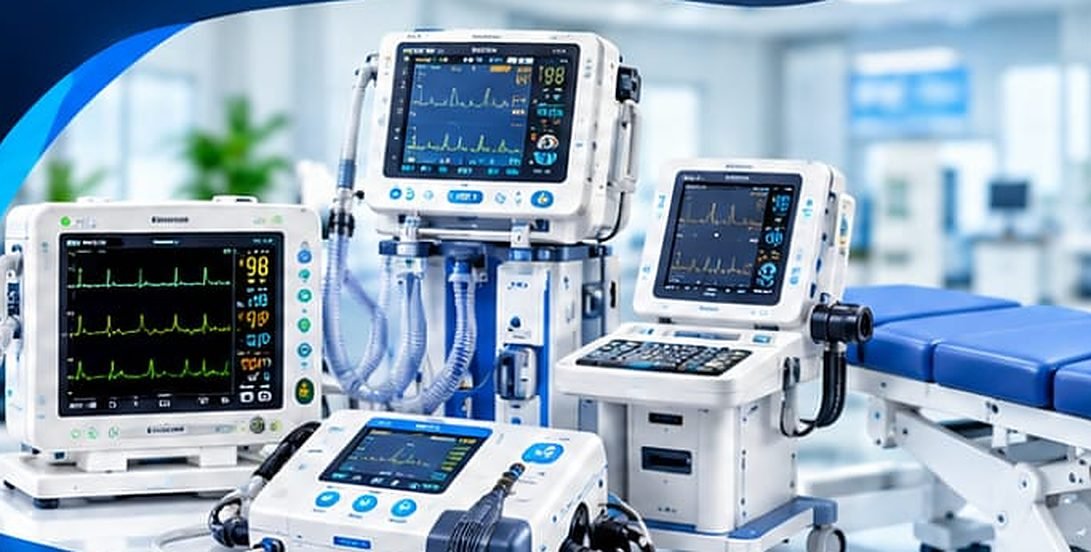 Patient monitor, ventilator and physiotherapy equipment serviced by OneStop Solution in Gwalior
